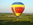 montgolfière au-dessus du vignoble de Saint Emilion