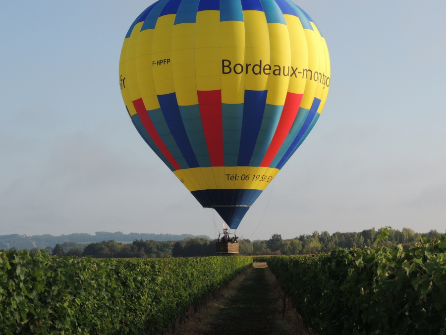 Vol en montgolfière, Gironde, St Emilion, Aquitaine